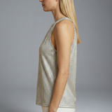 Damen-Haltertop mit Rundhalsausschnitt und ärmellosem Design