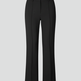 Hochtaillierte Damenhose mit strukturiertem Schnitt und vielseitigem Stil