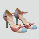 Damen High Heels mit Knöchelriemen und spitzer Zehe