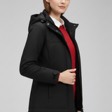 Damen Kapuzenjacke mit Reißverschluss