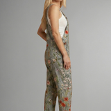 Damen-Jumpsuit mit Trägern und weitem Bein