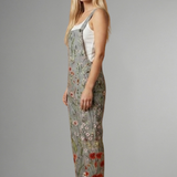 Damen-Jumpsuit mit Trägern und weitem Bein