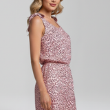 Damen-Jumpsuit mit Spaghetti-Trägern und bedruckter Oberfläche