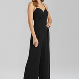 Damen-Jumpsuit mit Spaghetti-Trägern und weitem Bein