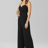 Damen-Jumpsuit mit Spaghetti-Trägern und weitem Bein