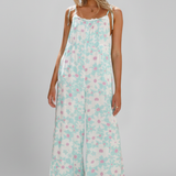 Damen-Jumpsuit mit quadratischem Ausschnitt und bedruckter Oberfläche