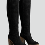 Damen Knöchelhohe Stiefel mit Blockabsatz für den Herbst