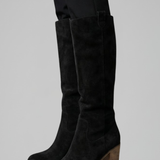 Damen Knöchelhohe Stiefel mit Blockabsatz für den Herbst