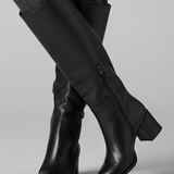 Damen Knöchelhohe Stiefel mit Spitzem Zehen und Blockabsatz