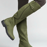 Damen-Knöchelstiefel mit Pull-On-Design und Gummisohle