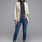 Damen Leder Stiefeletten mit Slip-On Design für den Herbst