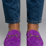 Damen Leder Slipper mit Metall-Detail für den ganzjährigen Gebrauch