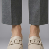 Damen Leder Slipper mit Slip-On Design für ganzjährige Trageweise