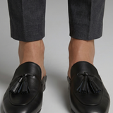 Damen Leder Mule Loafer mit Slip-On Design für den täglichen Gebrauch