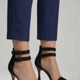 Damen Leder Sandalen mit Knöchelriemen und Stiletto-Absatz