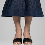 Damen Leder Sandalen mit Blockabsatz und Schnalle