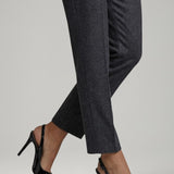 Damen-Ledersandalen mit spitzem Zehen und Stiletto-Absatz