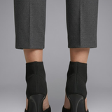 Damen-Ledersandalen mit Slip-On-Design für den Sommer