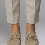 Damen Slipper mit flacher Gummisohle für den Alltag