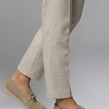 Damen Slipper mit flacher Gummisohle für den Alltag