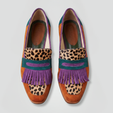 Damen Slipper mit Lederobermaterial für den Alltag