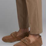 Damen Slipper mit Slip-On Design für den Winter