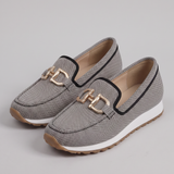 Damen Slipper mit strukturiertem Mesh für ganztägigen Komfort