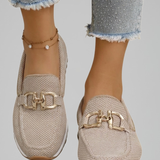 Damen Slipper mit strukturiertem Mesh für ganztägigen Komfort