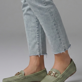 Damen Slipper mit strukturiertem Obermaterial für den Alltag