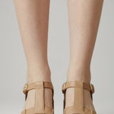 Damen Mary Jane Sandalen mit verstellbarem Riemen