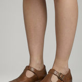 Damen Mary Jane Sandalen mit Riemenverschluss und gepolsterter Innensohle