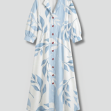Maxikleid für Frauen mit floralem Muster und Taschen