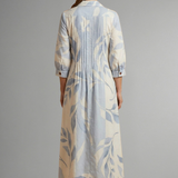 Maxikleid für Frauen mit floralem Muster und Taschen