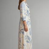 Maxikleid für Frauen mit floralem Muster und Taschen