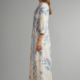 Maxikleid für Frauen mit floralem Muster und Taschen