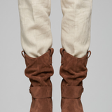 Damen Stiefel bis zur Wade mit seitlichem Reißverschluss für den Herbst