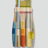 Damen Midi Kleid mit ärmellosem Design und Leinenmischung