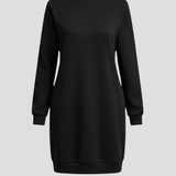Damen Mini Kleid mit langen Ärmeln