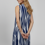 Damen Mini Kleid mit ärmellosem Schnitt