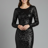 Damen Mini Kleid mit V-Ausschnitt und Offenem Rücken