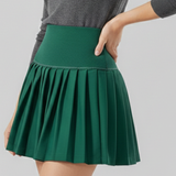 Damen-Minirock mit hohem Bund und plissiertem Saum
