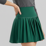 Damen-Minirock mit hohem Bund und plissiertem Saum