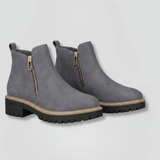Damen Orthopädische Stiefeletten mit seitlichem Reißverschluss für den Herbst
