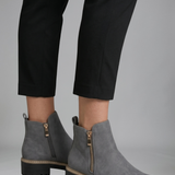Damen Orthopädische Stiefeletten mit seitlichem Reißverschluss für den Herbst