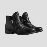Damen Orthopädische Stiefeletten mit seitlichem Reißverschluss für ganztäglichen Komfort