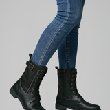 Damen Orthopädische Stiefeletten mit seitlichem Reißverschluss für ganztäglichen Komfort