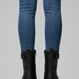 Damen Orthopädische Stiefeletten mit seitlichem Reißverschluss für ganztäglichen Komfort