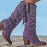 Damen-Orthopädische Stiefel mit Blockabsatz für den Herbst