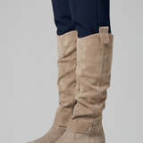 Damen Orthopädische Knief hohe Stiefel mit seitlichem Reißverschluss für ganztäglichen Komfort