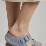 Damen Orthopädische Ledersandalen mit Verstellbarem Riemen